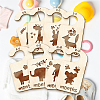Wood Baby Closet Size Dividers AJEW-WH0352-002-4