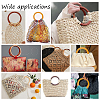   4Pcs 2 Style Wooden Bag Handles FIND-PH0005-26-4