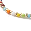 Glass Seed Bead Beaded Bracelets for Women BJEW-JB09286-4