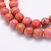 Natural Crazy Agate Beads Strands X-G-G707-8mm-A11-3