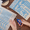 BENECREAT 8 Sheets 8 Styles Paper Ceramic Decals DIY-BC0012-05B-3