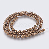 Electroplated Non-magnetic Synthetic Hematite Bead Strand G-E495-06E-2