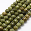 Natural Chinese Jade Beads Strands X-G-F363-12mm-1