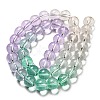 Dyed & Heated Synthetic Quartz Beads Strands G-P502-01C-03-3