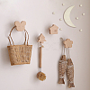 DIY Wood Moon & Star Wall Decoration Painting Kit FIND-WH0117-71-4