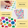 Olycraft 30 Sheets 3 Styles Holographic PVC Waterproof Self Adhesive Laser Stickers STIC-OC0001-17-4