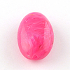 Oval Imitation Gemstone Acrylic Beads OACR-R033B-23-1