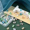 50Pcs 5 Colors Transparent Electroplate Glass Beads Strands EGLA-YW0001-36-6