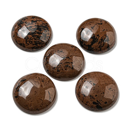 Natural Mahogany Obsidian Cabochons G-C115-02B-15-1