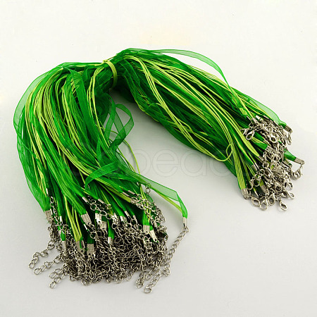 Multi-strand Necklace Cord for Jewelry Making NJEW-R217-06-1