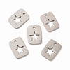 201 Stainless Steel Charms X-STAS-E188-01P-2
