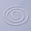 Natural White Topaz Beads Strands G-F619-28-4mm-2
