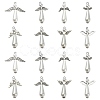 40Pcs 8 Styles Acrylic Imitation Pearl & Alloy Charms PALLOY-CJ0002-67-1