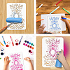 PET Hollow Out Drawing Painting Stencils DIY-WH0421-0017-4