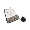 Cat Shape Enamel Pins JEWB-P039-11EB-04-3