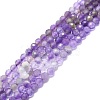 Natural Amethyst Beads Strands G-P457-A03-15-1