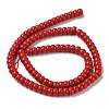 Dyed Synthetic Coral Beads Strands CORA-P010-05B-2