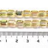 Electroplate Glass Beads Strands EGLA-D030-19G-4