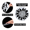 4Pcs 4 Styles Bees Theme PET Plastic Hollow Out Drawing Painting Stencils Templates Sets DIY-WH0299-001-3