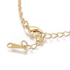 Gold Plated Tin Alloy Twisted Singapore Chain Fine Necklaces NJEW-BB10191-18-2