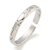 Non-Tarnish 304 Stainless Steel Open Cuff Finger Rings for Unisex RJEW-P114-06P-1