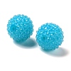 Chunky Resin Rhinestone Bubblegum Ball Beads RESI-S259-A05-2