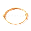 Braided Waxed Polyester Cord Bracelet Making Accessories AJEW-JB01077-2