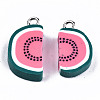 Handmade Polymer Clay Pendants CLAY-T016-70-2