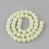 Synthetic Crackle Quartz Beads Strands GLAA-S134-8mm-08-3
