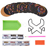 DIY Diamond Painting Cup Mat Kits DIY-TAC0023-27-14