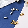 2 Set 2 Style Alloy Magnetic Slide Lock Clasps FIND-YW0001-25-4