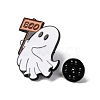 Halloween Ghost with BOO Sign Zinc Alloy Enamel Pin Brooches JEWB-Q044-02C-3