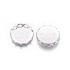 316 Surgical Stainless Steel Lace Edge Bezel Cups X-STAS-I118-07P-04-2