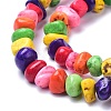 Natural Magnesite Beads Strands TURQ-P001-02A-01-3