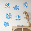 12Pcs 12 Styles PET Plastic Hollow Out Drawing Painting Stencils Templates DIY-WH0286-019-6