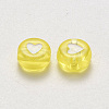 Transparent Acrylic Beads TACR-R139-01G-2