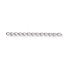 304 Stainless Steel Curb Chains Extender STAS-WH0032-02A-P-3