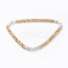 Electroplate Glass Beads  Stretch Bracelets BJEW-JB04404-2