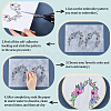 PVA Water-soluble Embroidery Aid Drawing Sketch DIY-WH0514-013-6