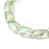 Transparent Electroplate Glass Beads Strands EGLA-I017-03-FR03-3
