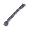 Round Waxed Polyester Cord YC-WH0005-01-2
