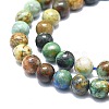 Natural Chrysocolla and Lapis Lazuli Beads Strands G-F715-105A-3