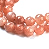 Natural Sunstone Beads Strands G-G066-8mm-5