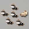 Alloy Enamel Pendants ENAM-WH0001-15KCG-07-2