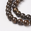 Natural Bronzite Beads Strands X-G-D169-01-8mm-2