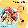 PandaHall Elite 96Pcs 12 Colors Opaque Resin Beads RESI-PH0002-19-4