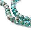 Assembled Natural Imperial Jasper & Synthetic Opal Beads Strands G-K317-A09-01-3