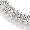 Stainless Steel Ball Chain Necklace Making MAK-L019-01B-P-2