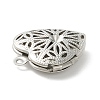 Non-Tarnish 304 Stainless Steel Diffuser Locket Pendants STAS-K002-08P-3