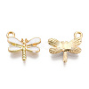 Light Gold Plated Alloy Charms ENAM-T009-02F-1